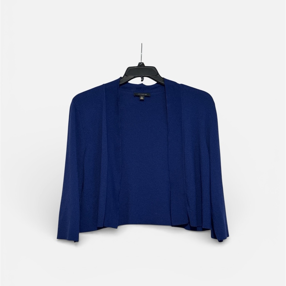 Ann Taylor Cardigan Elegant Blue Women's Sweater